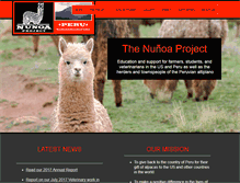 Tablet Screenshot of nunoaproject.org